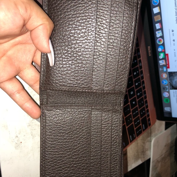 Mend GG canvas brown wallet - Picture 3 of 6